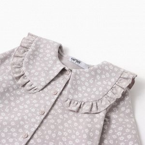 Рубашка для девочки из фланели KAFTAN размер, серый