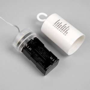Светодиодная фигура «Салют», батарейки ААx4 (не в комплекте), 120 LED, 8 режимов, свечение белое