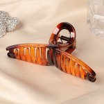 Краб для волос &quot;Кофейный&quot; петля, 10,5 см
