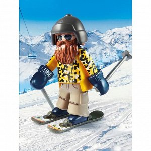 Зимние виды спорта: Лыжник с палками