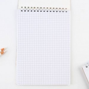 Блокнот «Цветы» , формат А5, 40 листов, картонная обложка мягкая