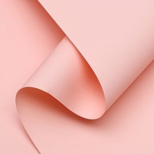 Плёнка матовая 0.5x10 м 65 мкм, пастельная серия, чайная роза