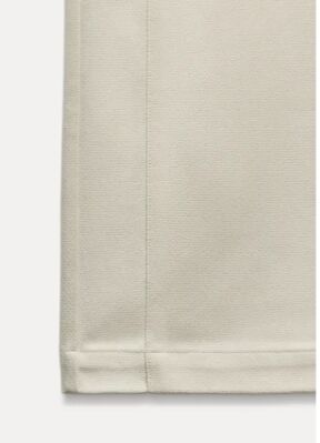 БРЮКИ WIDE-LEG ИЗ РЕЛЬЕФНОЙ ТКАНИ арт. 8372245, экрю