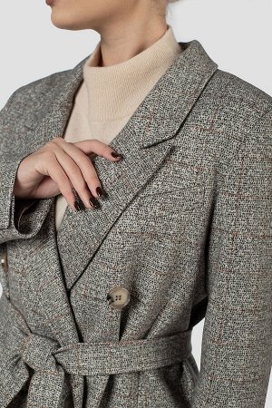 01-12056 Пальто женское демисезонное (пояс)