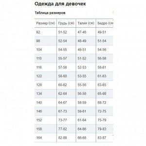 Размерная сетка