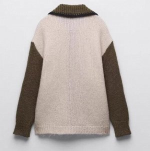 КОМБИНИРОВАННЫЙ КАРДИГАН арт. 5802150 330, как на фото