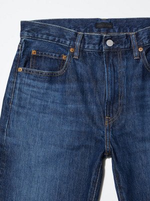 UNIQLO - джинсы селвидж стандартного кроя, увеличенная длина