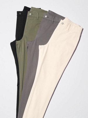 UNIQLO - ультраэластичные брюки джеггинсы, увеличенная длина - 09 BLACK