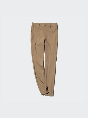 UNIQLO - ультраэластичные брюки джеггинсы, увеличенная длина - 09 BLACK
