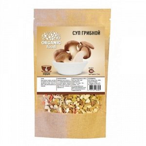 Суп грибной. 100 гр. Быстрого приготовления
