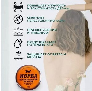ВАЗЕЛИН косметический д/лица и тела "Норка" (с норковым жиром)