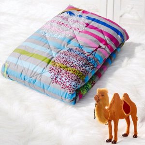 Одеяло детское с наполнителем из натуральной шерсти Mongolian Camel Wool, размер 110*145 см, рисунок в ассортименте, Монголия