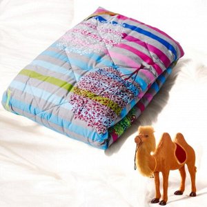 Одеяло детское с наполнителем из натуральной шерсти Mongolian Camel Wool, размер 110*145 см, рисунок в ассортименте, Монголия
