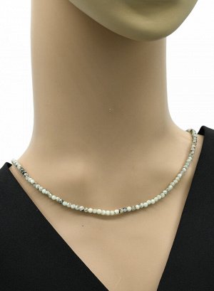 Бусы из кварца тонированного шарик гр.3мм, 40см, 6,4г