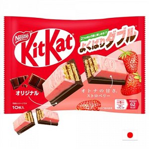KitKat Strawberry & Milk chocolate 150g - Японский КитКат клубника и молочный шоколад
