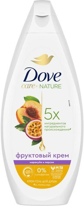 Дав Гель для душа Маракуйя и персик  250мл Dove