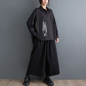 Женская рубашка с длинными рукавами