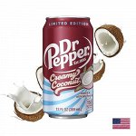 Dr.Pepper Creamy Coconut 355ml USA - Др Пеппер крем-сода кокос