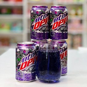 Mountain Dew Purple Thunder 355ml - Маунтин Дью фиолетовый гром. Ежевика и слива