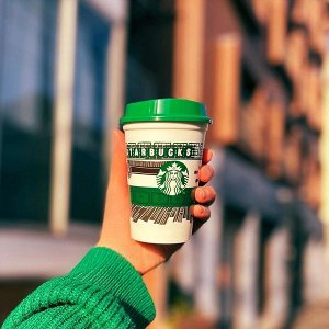Starbucks Cup Pike Place Roast 50g - Подарочный набор Старбакс. Стакан и кофе оригами
