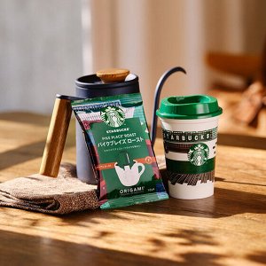 Starbucks Cup Pike Place Roast 50g - Подарочный набор Старбакс. Стакан и кофе оригами