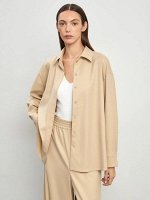 Рубашка однотонная, B3135/haven