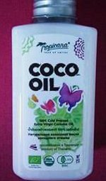 Кокосовое масло 100% первого холодного отжима (extra virgin) Tropicana (бутылка/ПЭТ)