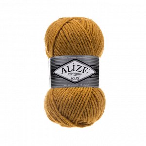 Пряжа Alize Superlana Maxi 100г №02 Шафран