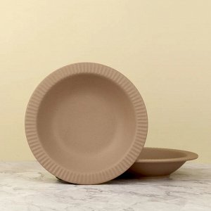 "Collins" Grey-brown" Тарелка суповая 21,3см