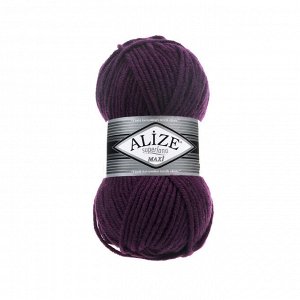 Пряжа Alize Superlana Maxi 100г №111 Фиолетовый