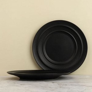 "Lucerne" Black" Тарелка обеденная 25,4см