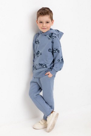 Брюки(Осень-Зима)+boys (серо-голубой к514)