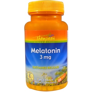 Thompson, Мелатонин, 3 мг, 30 таб