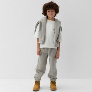 Костюм флисовый (худи и брюки) детский MINAKU: Fleece Soft, графит.