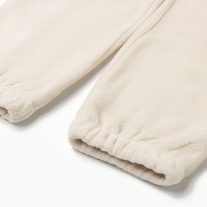 Костюм флисовый (худи и брюки) детский MINAKU: Fleece Soft, бежевый.