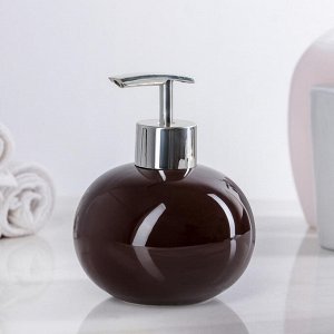 Дозатор для жидкого мыла "Карамель", цвет коричневый