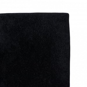 Набор ковриков для ванны и туалета «Лапша», 2 шт: 36?50, 50?75 см, цвет чёрный