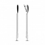 Серьги из серебра с эмалью 33358.5