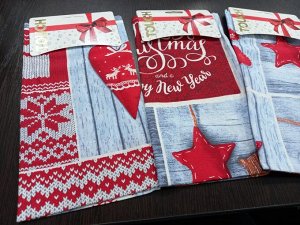 Полотенце кухонное рогожка 45*60 см Чудеса