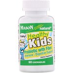 Mason Natural, Здоровые дети Пробиотик с клетчаткой, 60 жевательных таблеток