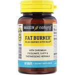 Mason Natural, Fat Burner Plus Super Citrimax, 60 Tablets