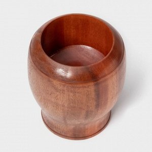 Ступка с толкушкой Доляна «Бамбук», d=10 см