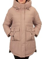 3335 BEIGE Куртка зимняя облегченная женская (150 гр. холлофайбер)