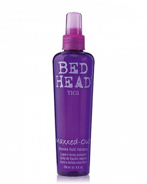 Cпрей для сильной фиксации и блеска волос / BED HEAD Maxxed Out 236 мл