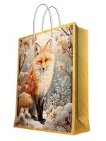 Бумажный пакет для сувенирной продукции, 26x32,4x12