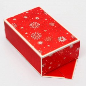 Коробка - конфета новогодняя подарочная складная «Новогодний подарок», 18x28x10 см