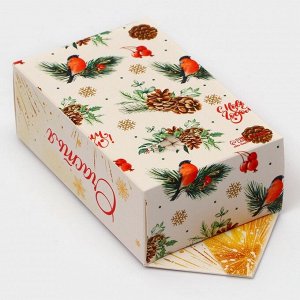 UPAK LAND / Новый год. Подарочная коробка - конфета новогодняя складная «Счастье», 9,3х14,6х 5,3 см.