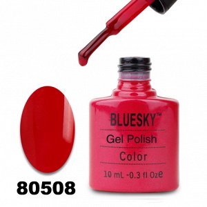 Гель лак Bluesky 80508-Классический красный,плотный