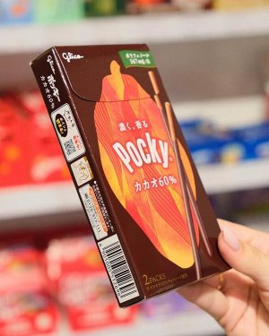 Палочки шоколадные Pocky Cacao Покки 60% Какао Glico 66 гр Японские сладости