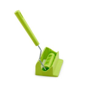 Липкий ролик для одежды с подставкой Sun's 160 P-handle со сменным блоком (10 м, 64 листа)